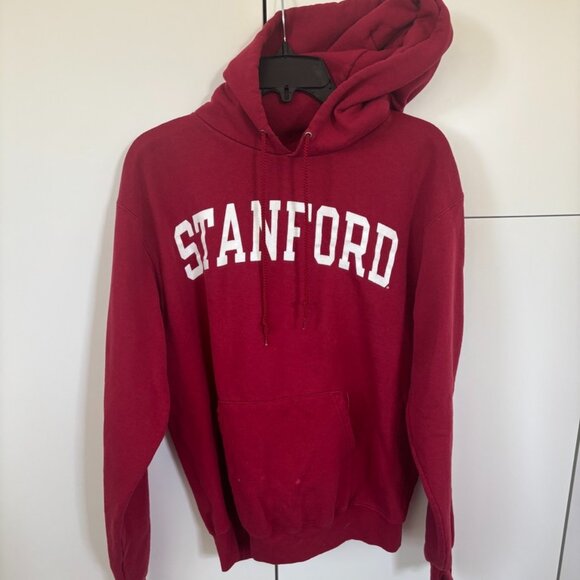 Champion Red Vintage Stanford Sweatshirt Size Medium - Picture 1 of 5